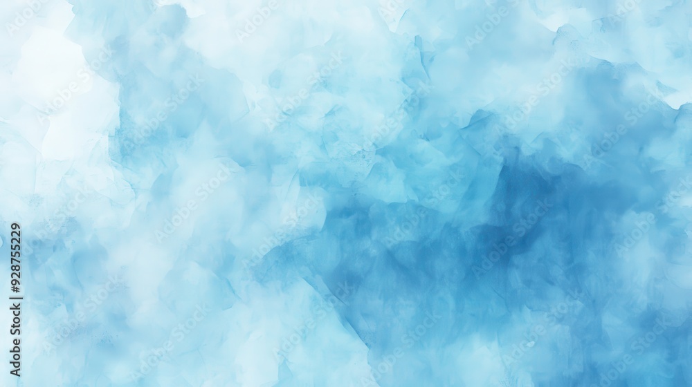 A soft blue watercolor texture with a dreamy, abstract quality. A soft blue watercolor texture with a dreamy, abstract quality.