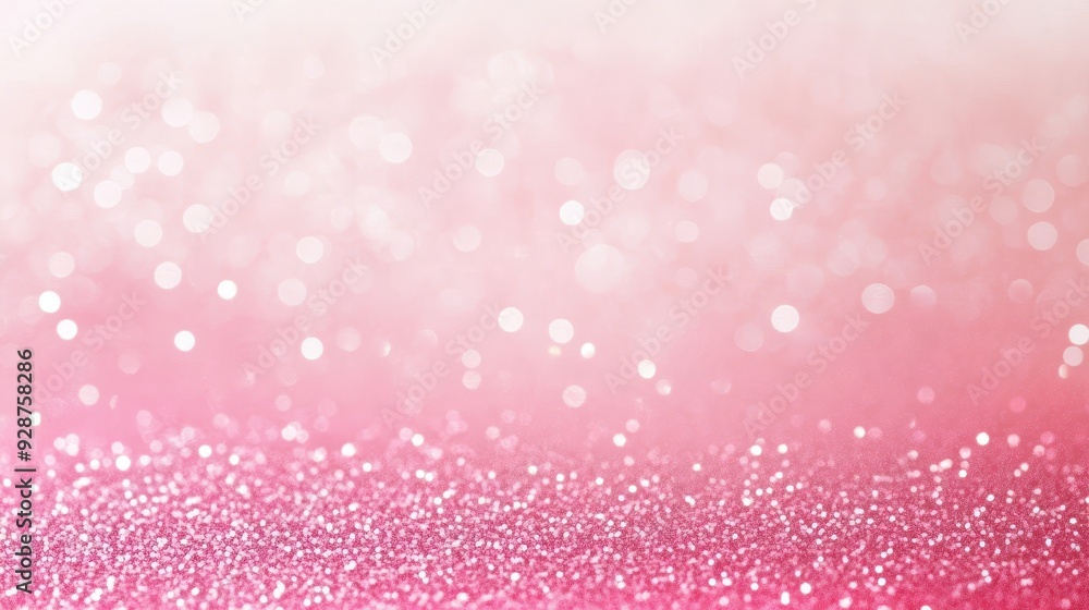 A soft gradient background with sparkling pink glitter and bokeh effects. A soft gradient background with sparkling pink glitter and bokeh effects.