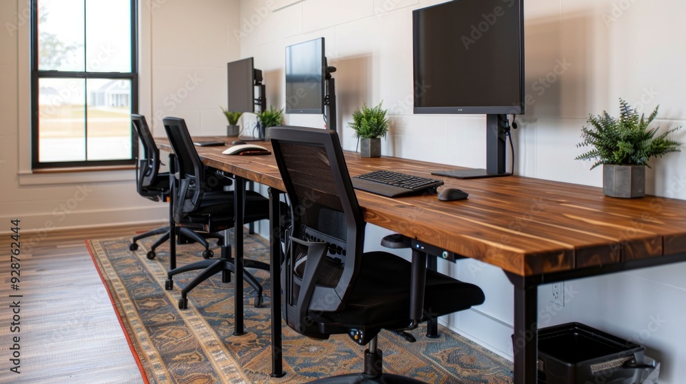 Ergonomically Designed Standing Desks for a Healthy and Productive Work Environment Modern Sleek and Adjustable Workstations Promoting Employee Wellness and Boosting Workplace Productivity Ergonomically Designed Standing Desks for a Healthy and Productive Work Environment Modern Sleek and Adjustable Workstations Promoting Employee Wellness and Boosting Workplace Productivity