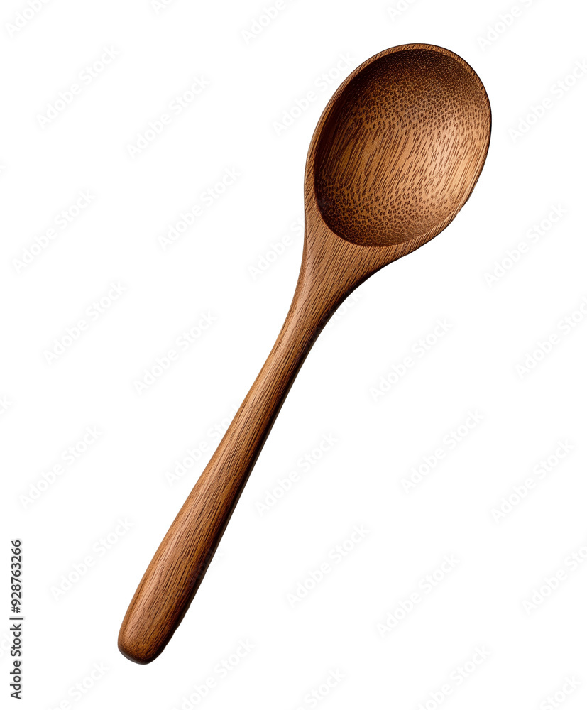 rustic wooden spoon isolated on transparent background rustic wooden spoon isolated on transparent background