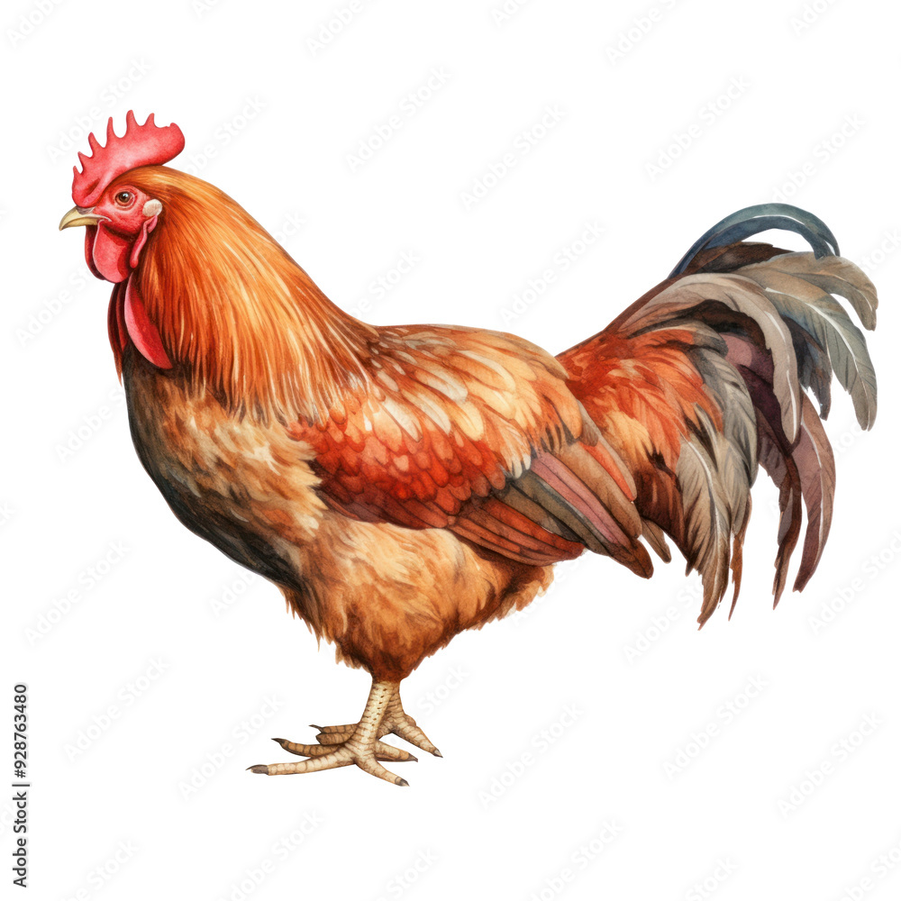 Fototapeta premium PNG Chicken poultry animal bird.