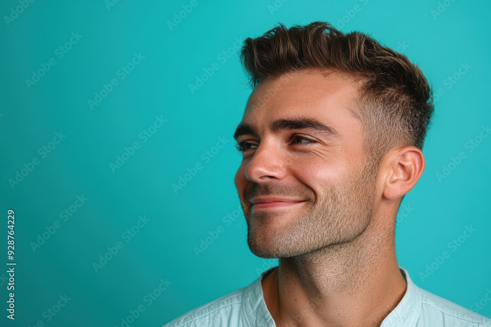 Obraz premium A close up of a man's face