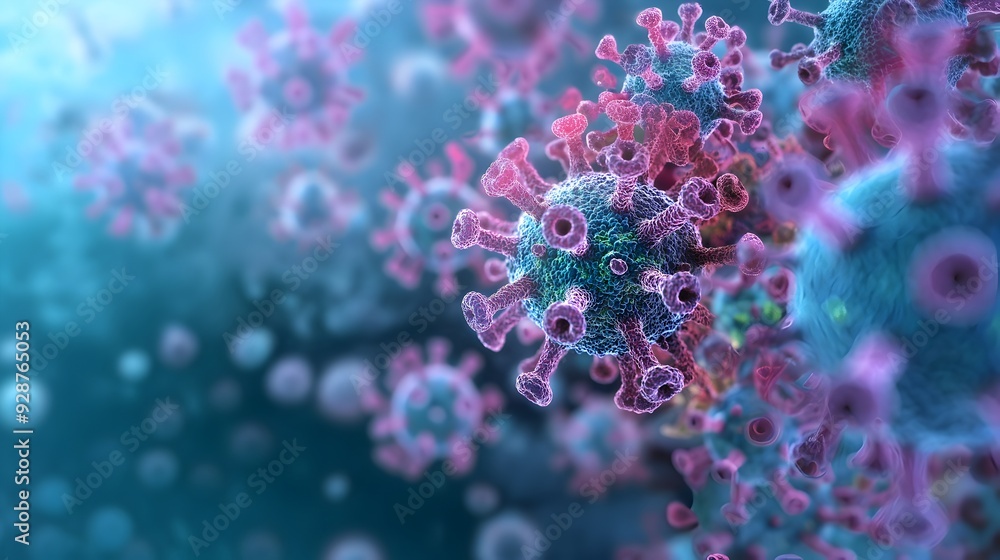 Intricate Microscopic View of a Viral Geometric Structure Close up Shot of the Complex Shape and Form of a Microscopic Virus Particle Intricate Microscopic View of a Viral Geometric Structure Close up Shot of the Complex Shape and Form of a Microscopic Virus Particle