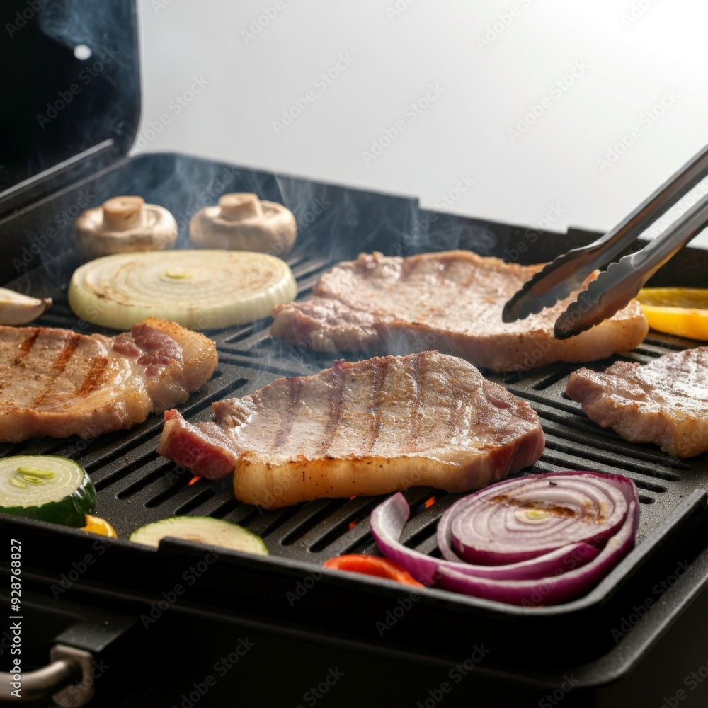 Juicy Grilled Beef, featuring a large, tender steak that is grilled to perfection. This mouth-watering dish is full of flavor and cooked to be incredibly succulent and juicy. Ideal for meat lovers, th Juicy Grilled Beef, featuring a large, tender steak that is grilled to perfection. This mouth-watering dish is full of flavor and cooked to be incredibly succulent and juicy. Ideal for meat lovers, th