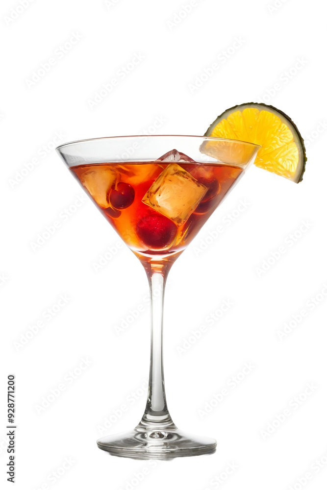 Manhattan cocktail, isolated, transparent background, no background. PNG. Manhattan cocktail, isolated, transparent background, no background. PNG.