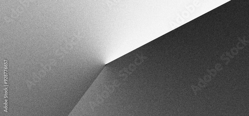 Black white grainy background, monochrome gray noisy texture dark grunge banner, header poster cover backdrop design photo