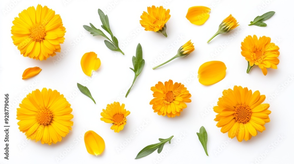 A close up of yellow flowers with some petals missing A close up of yellow flowers with some petals missing