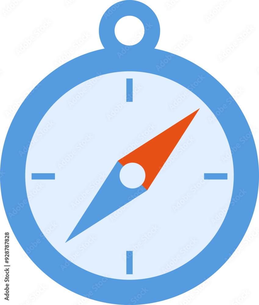 Compass icon. Flat style. Navigation symbol. Compass icon. Flat style. Navigation symbol.