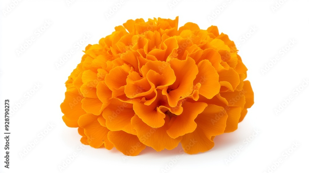 A large orange flower with a yellow center A large orange flower with a yellow center