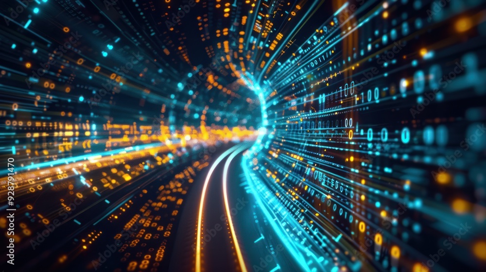 Digital Data Tunnel: A Visual Representation of Information Flow Digital Data Tunnel: A Visual Representation of Information Flow