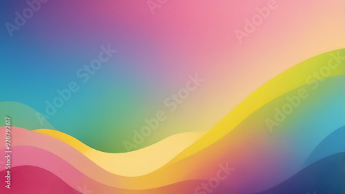 Abstract Gradient Waves: A vibrant and dynamic gradient background featuring undulating waves in a spectrum of colors, perfect for website banners, social media graphics, and more. 