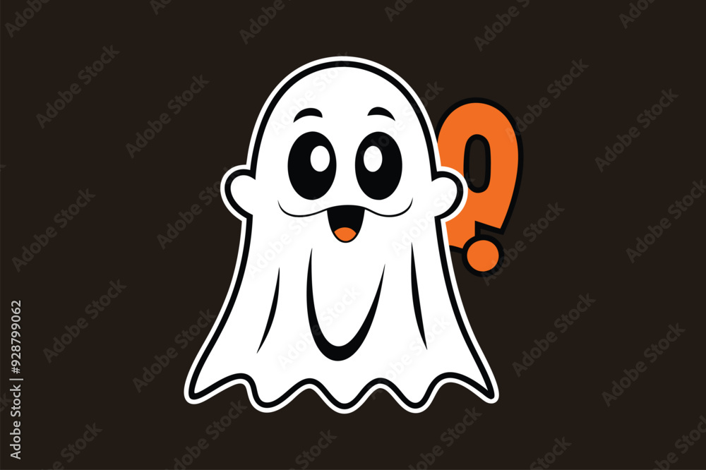 Best cute ghost boo  Art Illustrations vector .eps