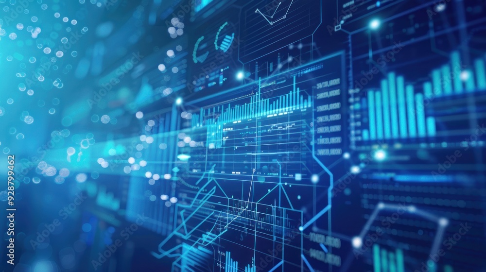 Digital Data Visualization Display Digital Data Visualization Display