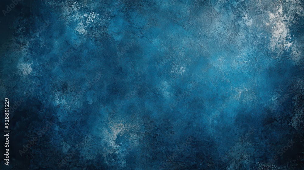 A textured blue background with a mix of light and dark shades for artistic use. A textured blue background with a mix of light and dark shades for artistic use.