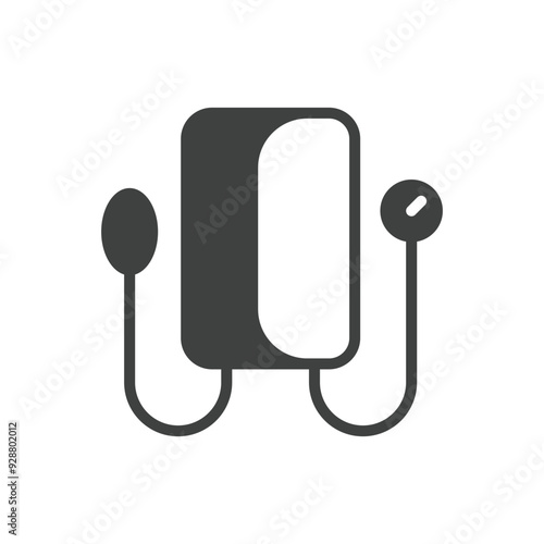 Sphygmomanometer vector icon