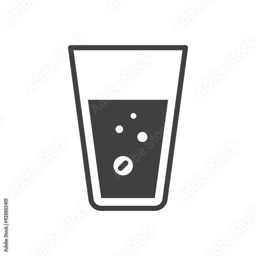 Fizzing Tablets vector icon