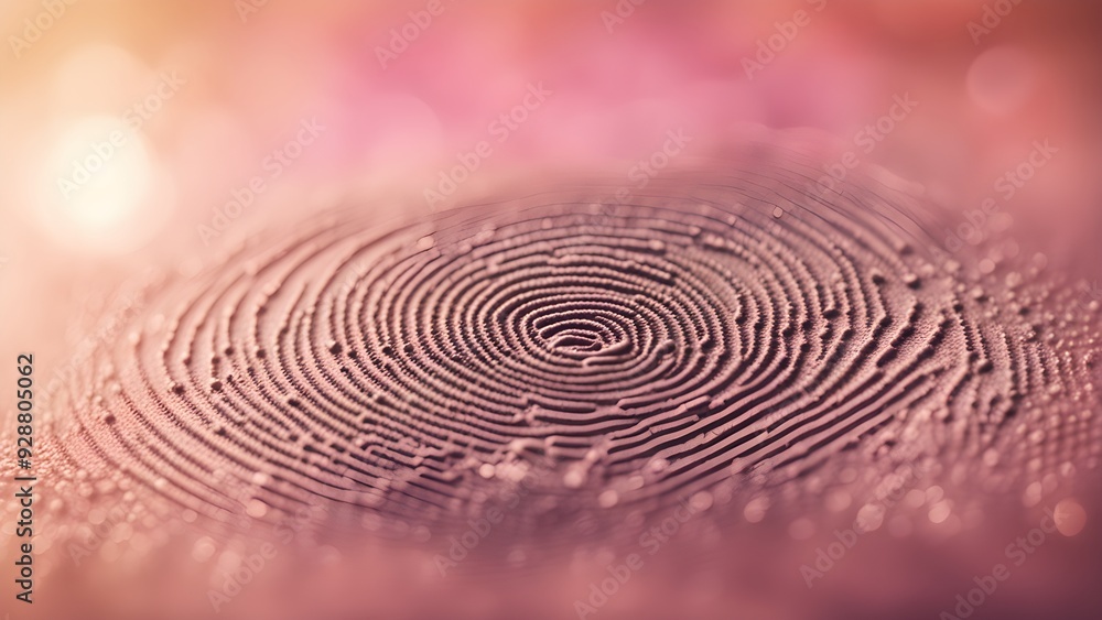 A close up of a fingerprint with a blurry background A close up of a fingerprint with a blurry background