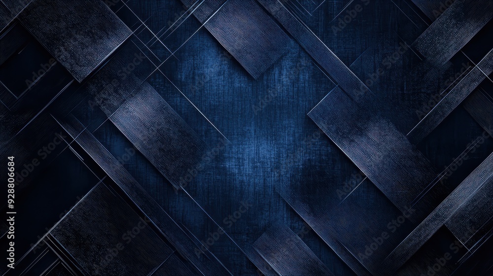 A textured dark blue abstract background with layered geometric shapes. A textured dark blue abstract background with layered geometric shapes.