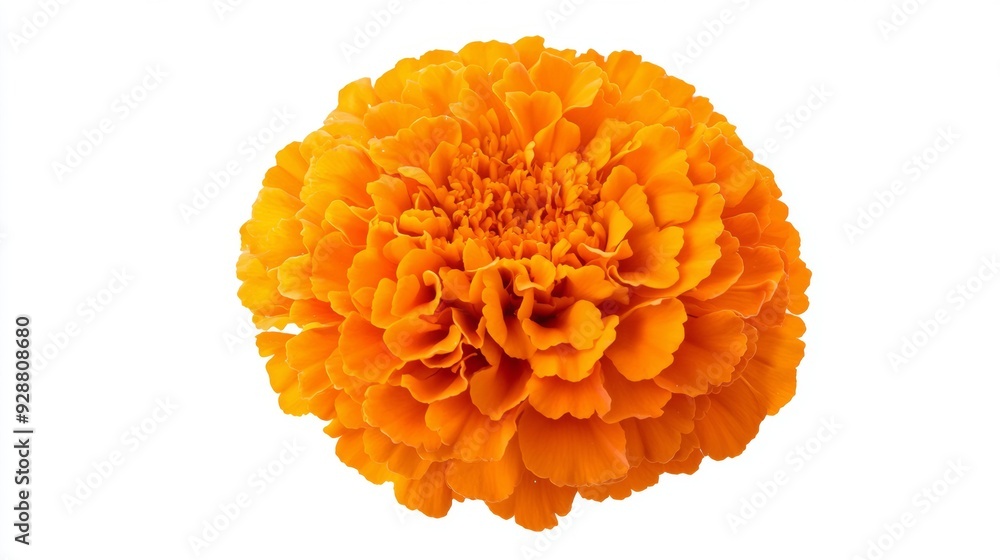 A large orange flower with a yellow center A large orange flower with a yellow center