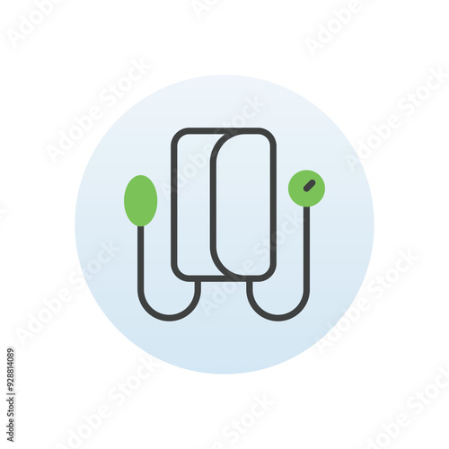 Sphygmomanometer vector icon