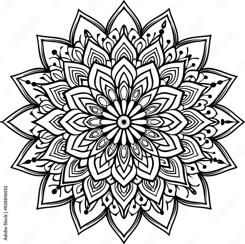 Mandala flower  Design 