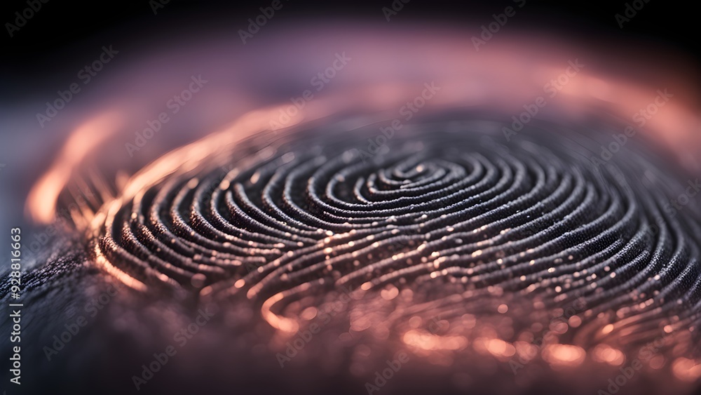 A close up of a finger with a fingerprint A close up of a finger with a fingerprint