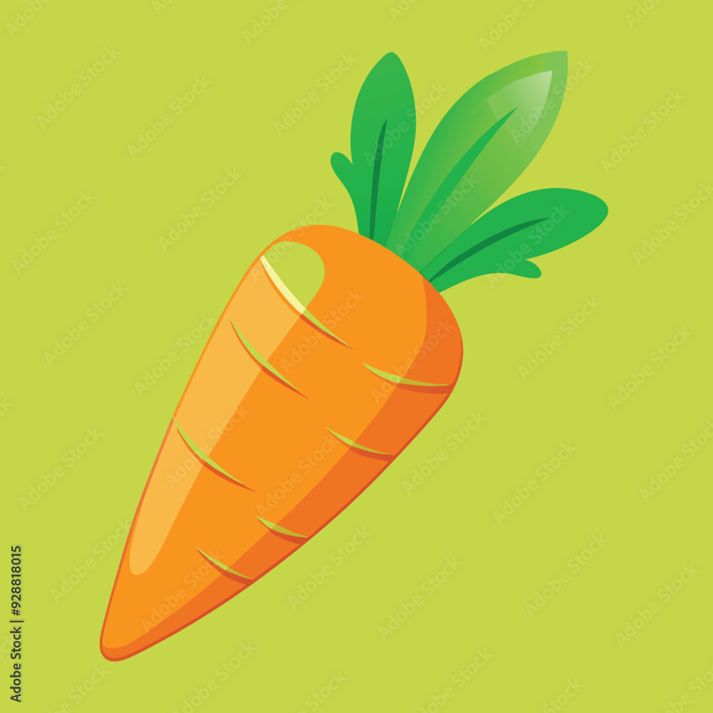 carrot with leaf