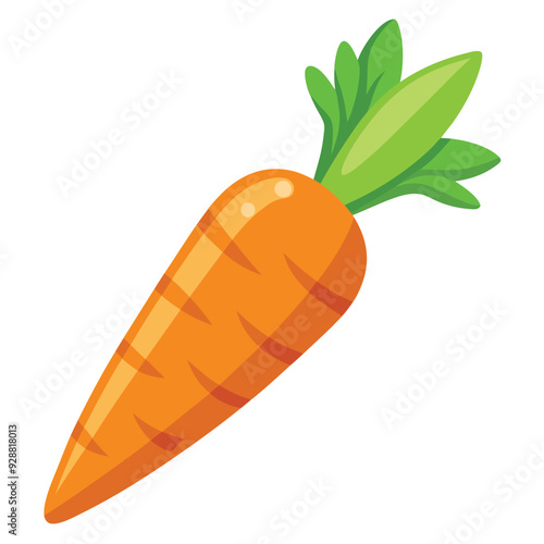 illustration of a carrot , Carrot cartoon vector, carrot icon, vegetable