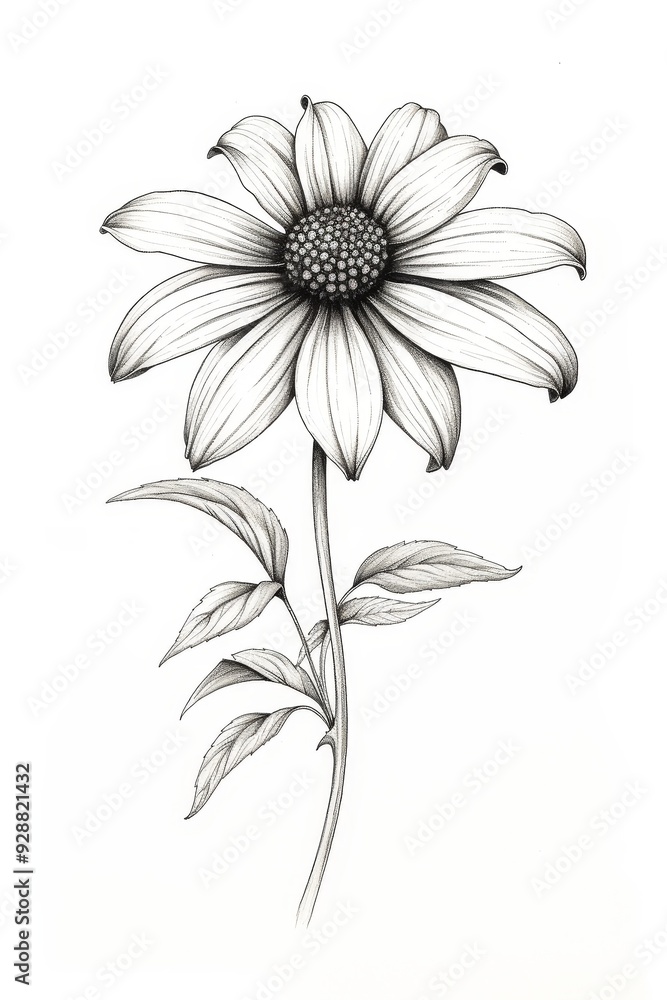 Bold Botanical: Black-Eyed Susan Tattoo Bold Botanical: Black-Eyed Susan Tattoo