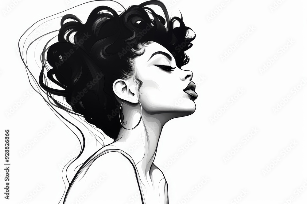 Minimalist Tattoo Line Art: Contemplative Pose Minimalist Tattoo Line Art: Contemplative Pose