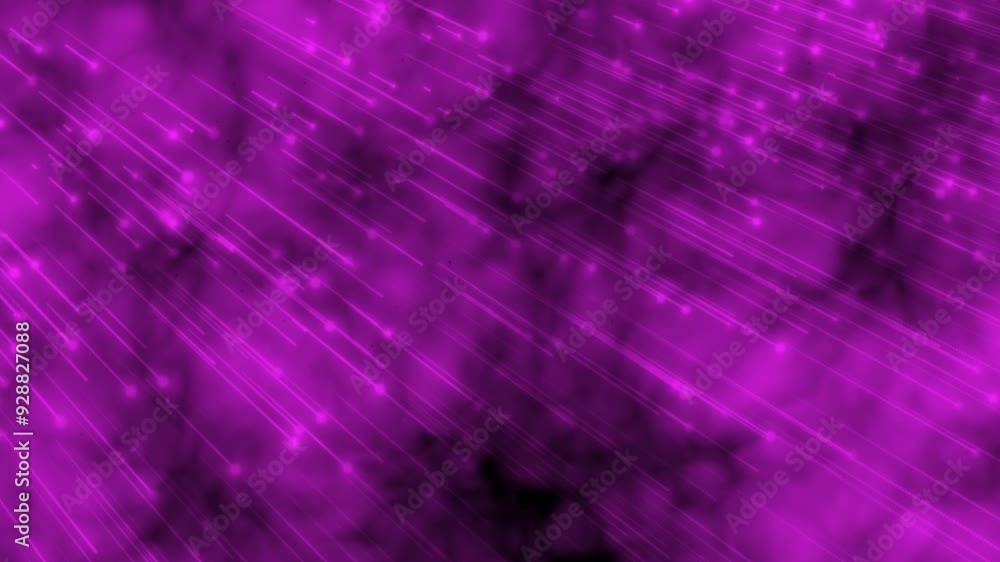 Pink color glowing shooting star cloud textured abstract design loop able particles background Pink color glowing shooting star cloud textured abstract design loop able particles background