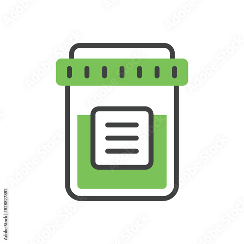 Urine Test vector icon