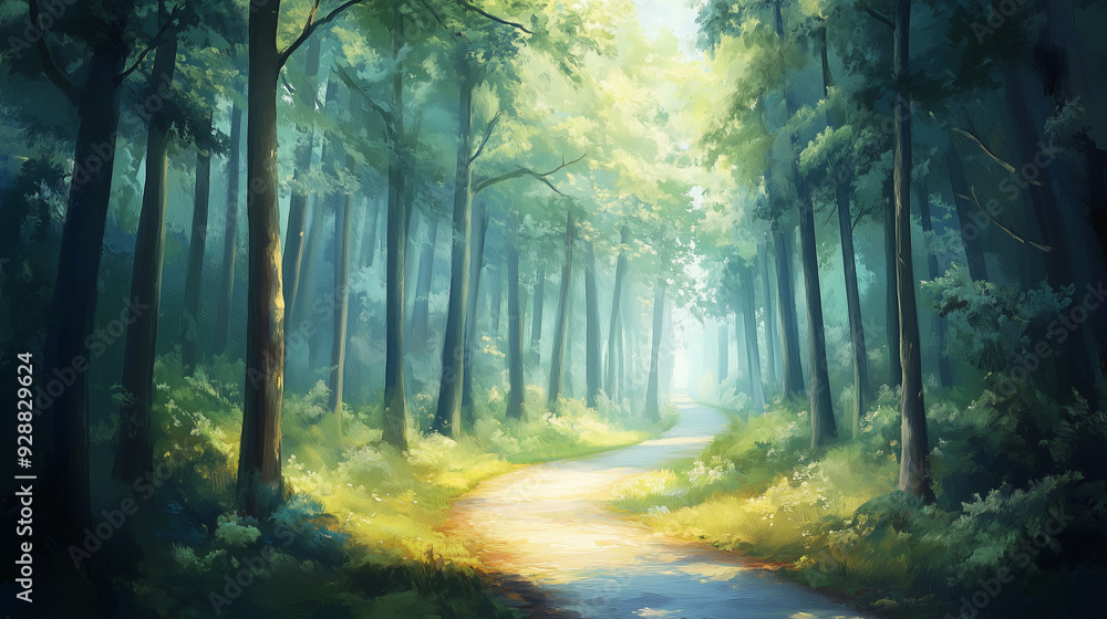 Artistic_representation_of_a_pathway_winding Artistic_representation_of_a_pathway_winding
