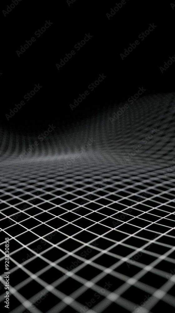 custom made wallpaper toronto digitalWhite grid on black background
