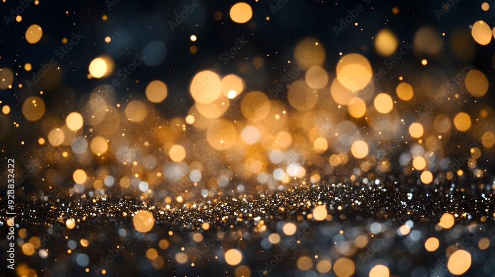 Golden Bokeh Background Golden Bokeh Background