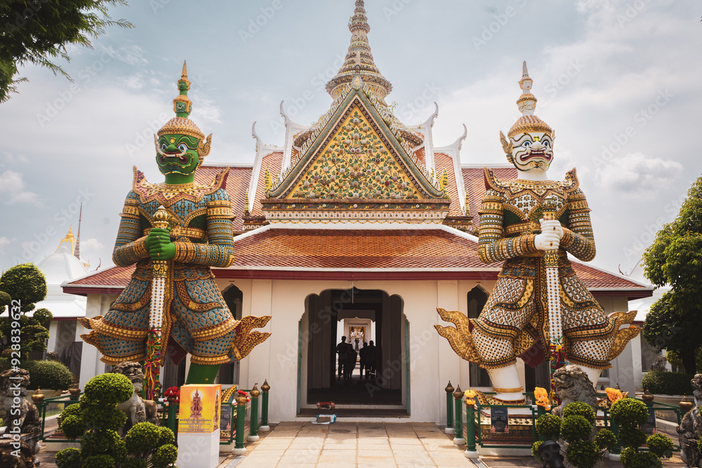 inside wat arun temple in Bangkok inside wat arun temple in Bangkok