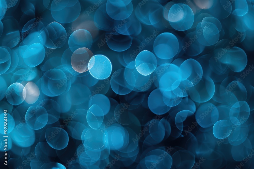 Abstract blue bokeh background Abstract blue bokeh background