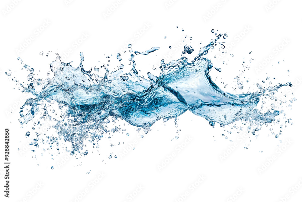Water splashes. Isolated on transparent background. Water splashes. Isolated on transparent background.
