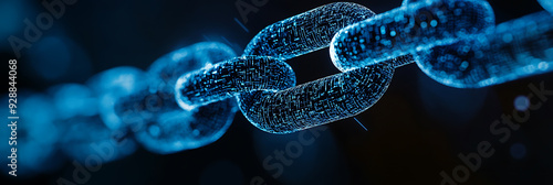 Blockchain and data security, panorama wallpaper, Connectivity and data security technologies