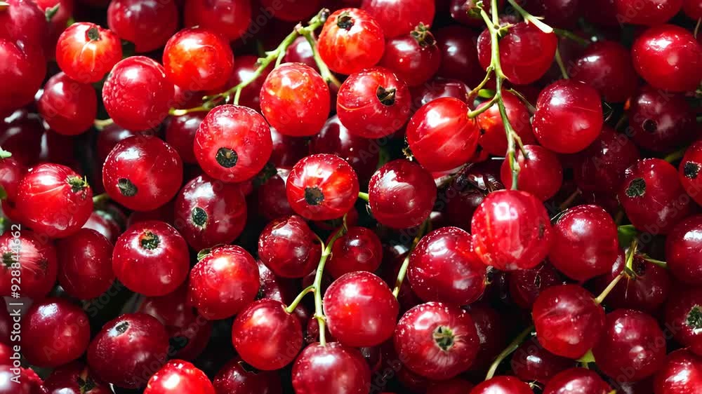 Redcurrants forming a texture of ripe berries Redcurrants forming a texture of ripe berries