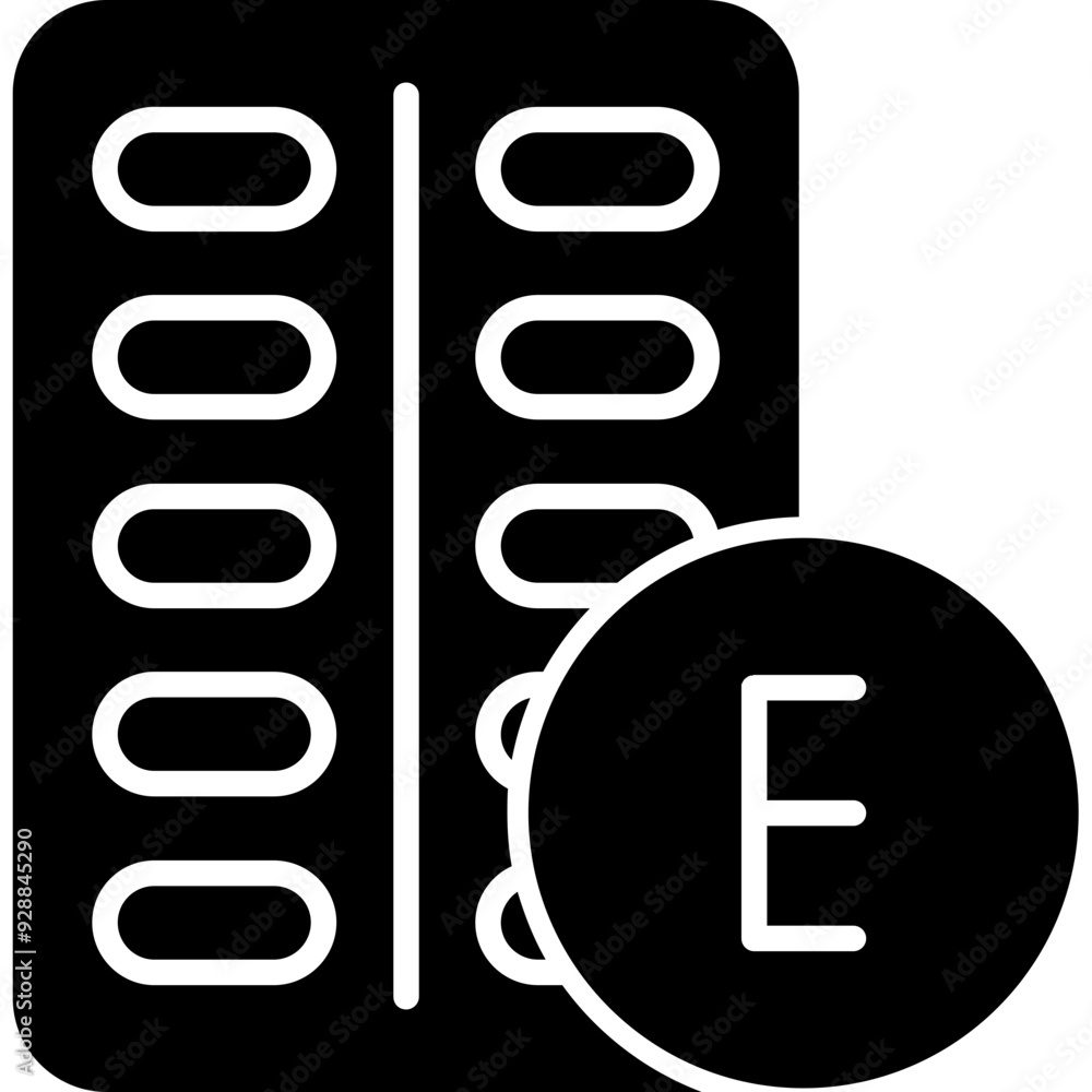 Vitamin E Icon Vitamin E Icon