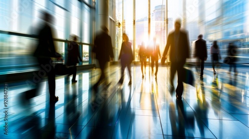 Business team success blurred background illustration generated by ai