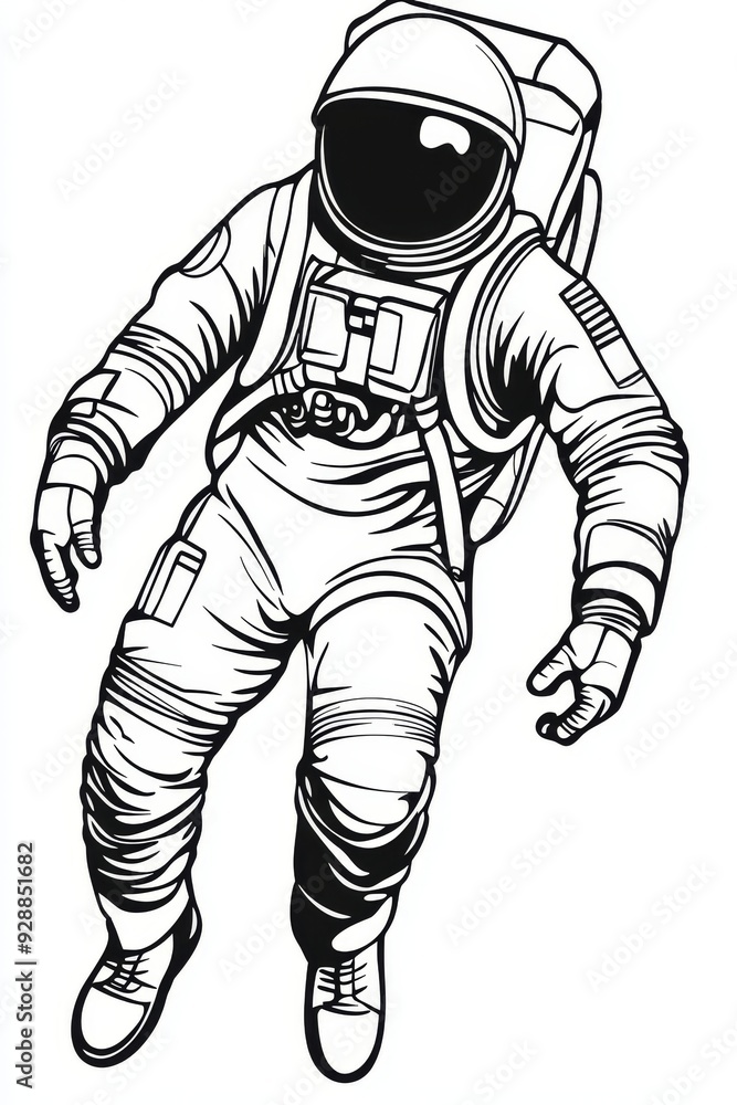 IA generated, retouched and isolated illustration of an astronaut in space on a transparent background IA generated, retouched and isolated illustration of an astronaut in space on a transparent background
