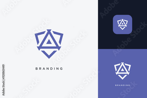 Abstract Digital App Brand Logo
