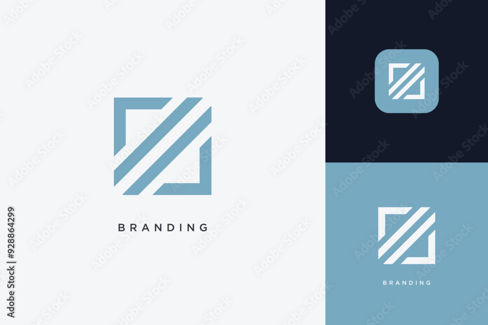 Abstract Digital App Brand Logo Abstract Digital App Brand Logo