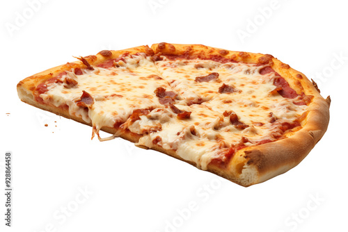 Pizza on transparent background. Pizza related themes. Fast food. Pizza sale. Images for graphic designers. Isolated Pizza. PNG cutout. Pizza fast food. For flyers.