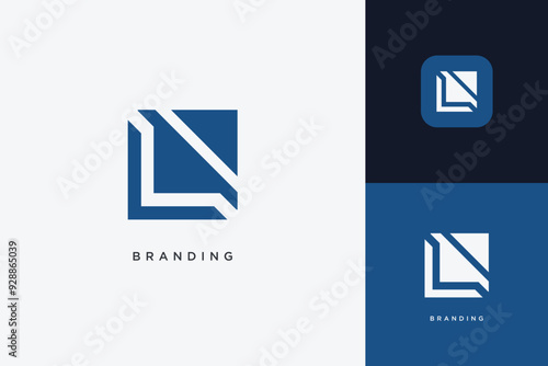 Abstract Digital App Brand Logo