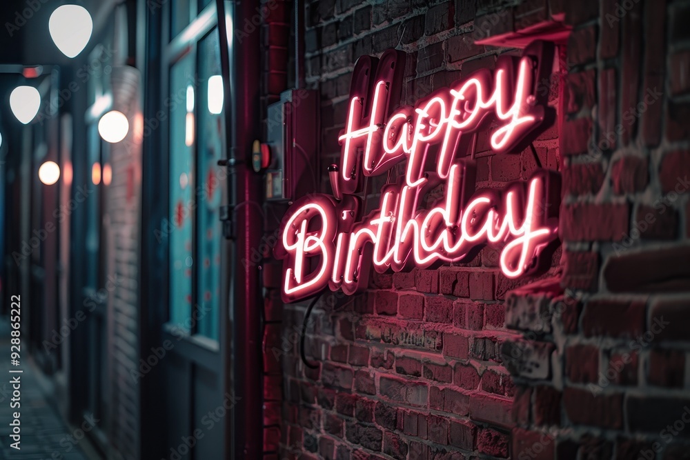 Retro Pop Collage: A fun collage with photos of retro pop culture birthday elements, like neon signs, and vintage toys. Retro Pop Collage: A fun collage with photos of retro pop culture birthday elements, like neon signs, and vintage toys.