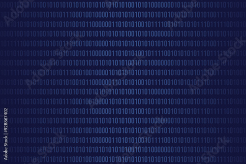 Seamless pattern with 3D programming code. Blue Digital Technology banner template design. Simple vector illustration can used discord web banner