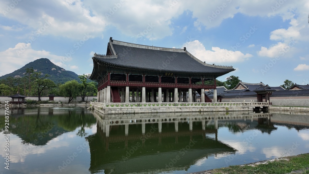 Seoul Korea Gyeongbokgung Palace picture Seoul Korea Gyeongbokgung Palace picture